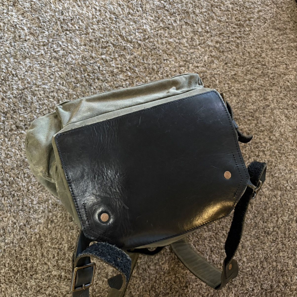 Bradley Mountain Bradley Mountain Wilder Backpack Waxed Canvas Leather Strap Size ONE SIZE - 17 Thumbnail