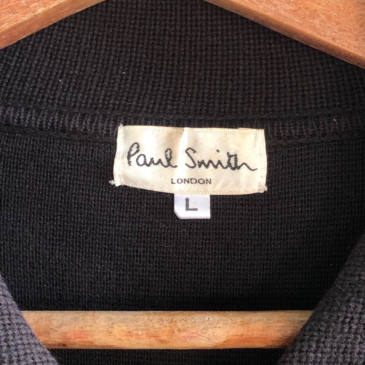 Paul Smith × Vintage Paul Smith Black Full Zip Vintage Jacket Size L Size US L / EU 52-54 / 3 - 5 Thumbnail