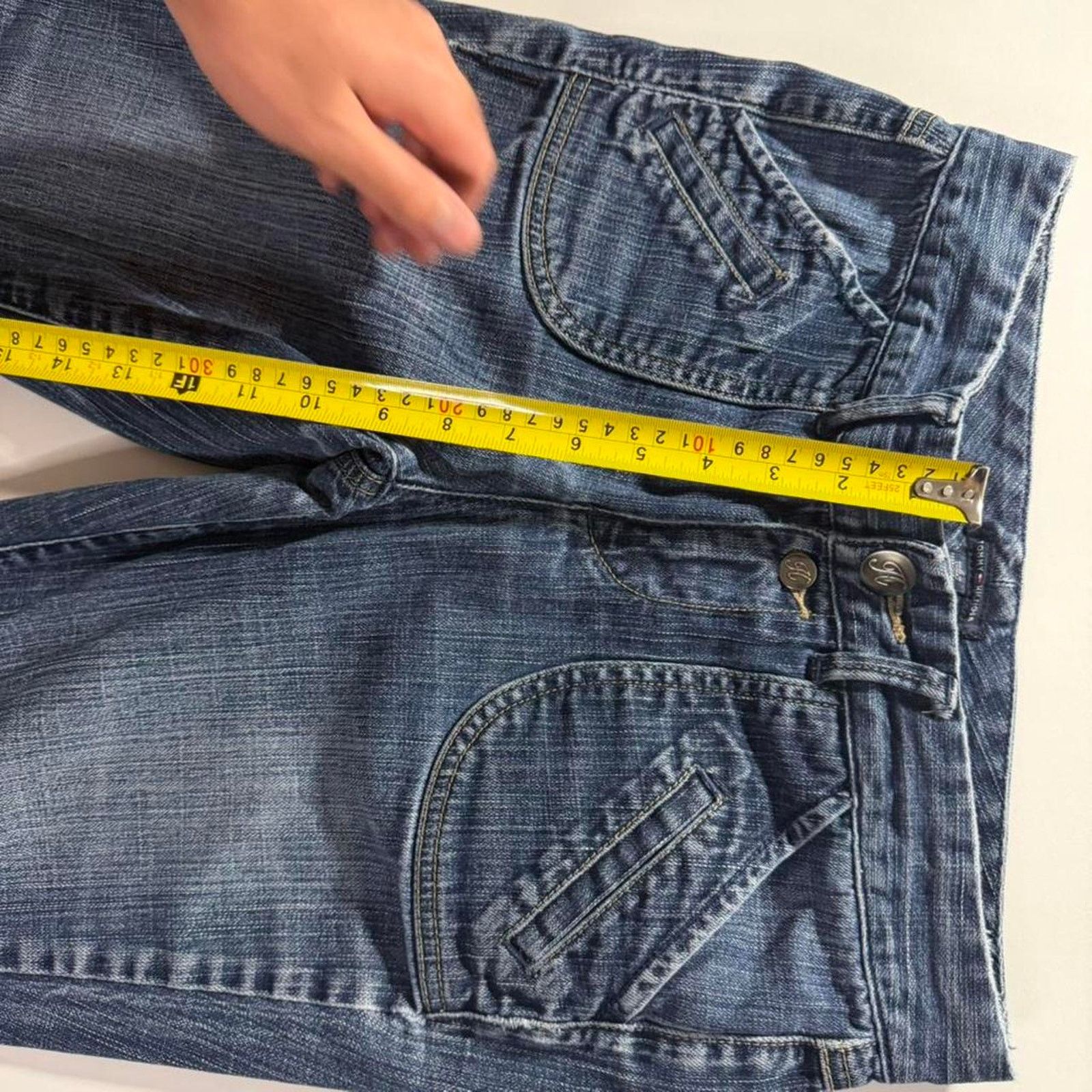 Tommy Hilfiger × Vintage vintage 2000s flared tommy hilfiger y2k bootcut jeans Size US 28 / EU 44 - 6 Thumbnail