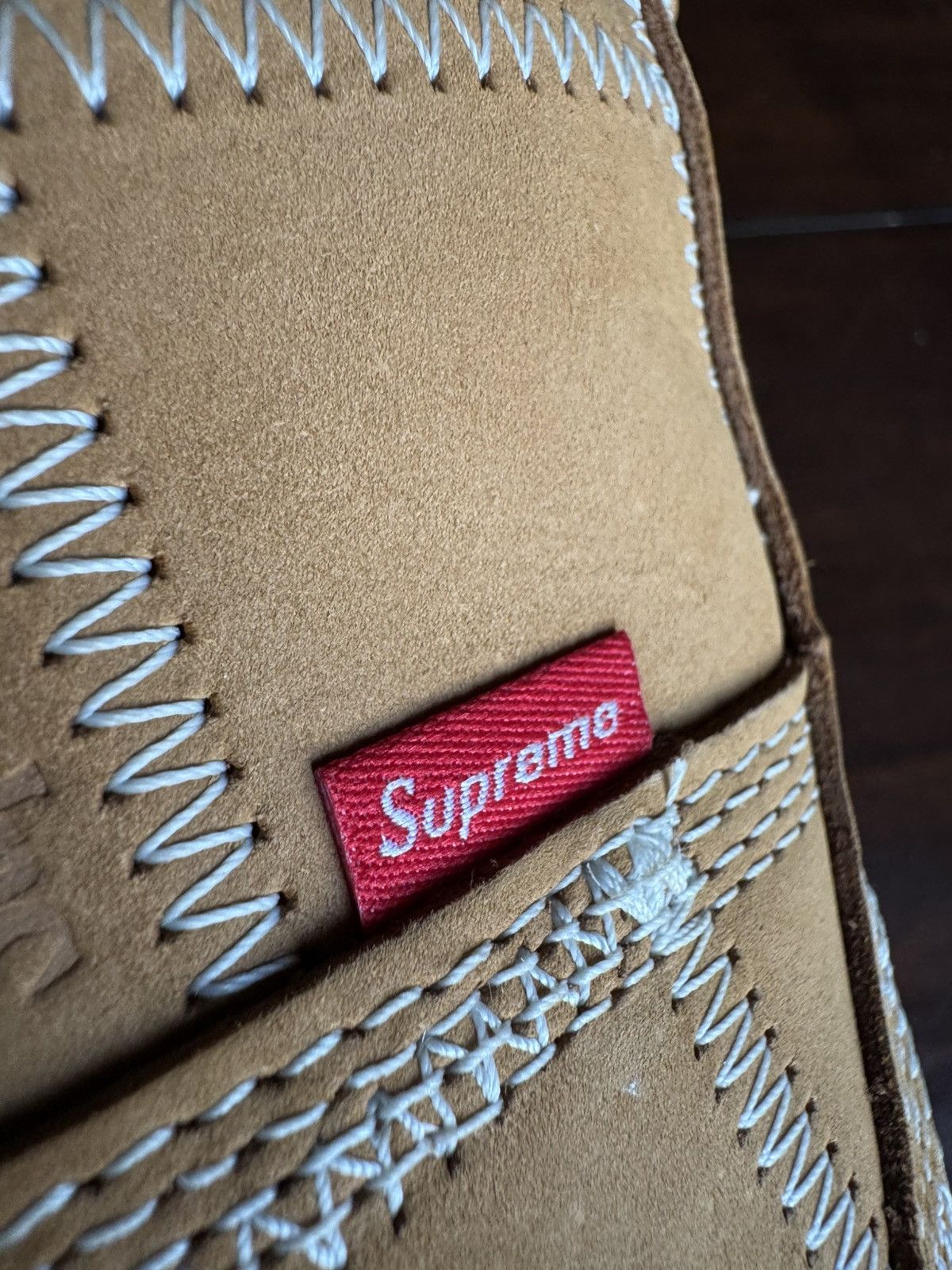 Supreme × Timberland Supreme Timberland Patchwork 6" Waterproof Boot Wheat Size US 12 / EU 45 - 4 Thumbnail