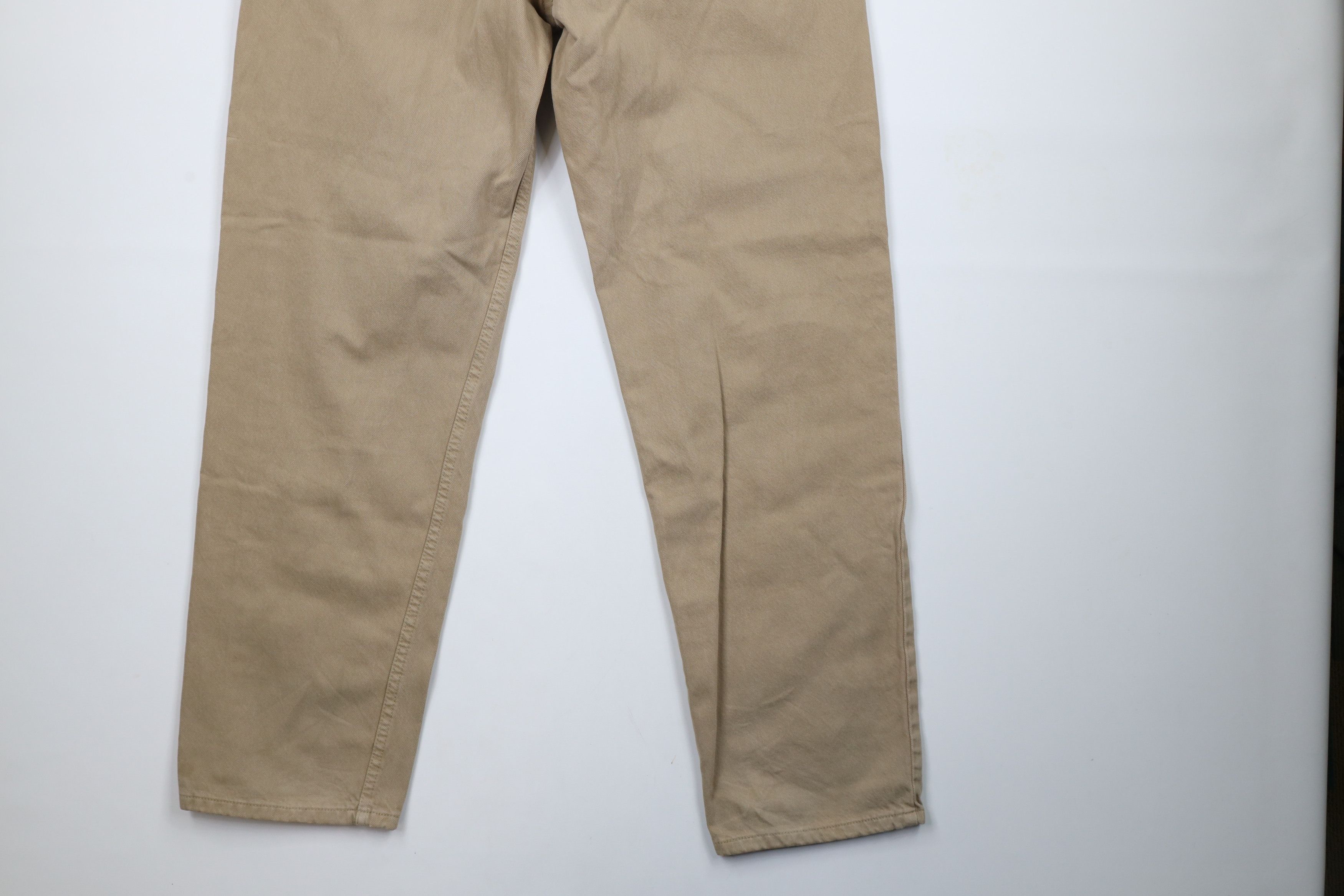 Levi's × Vintage Vintage 90s Levis 550 Relaxed Fit Denim Jeans Beige USA Size US 36 / EU 52 - 15 Thumbnail