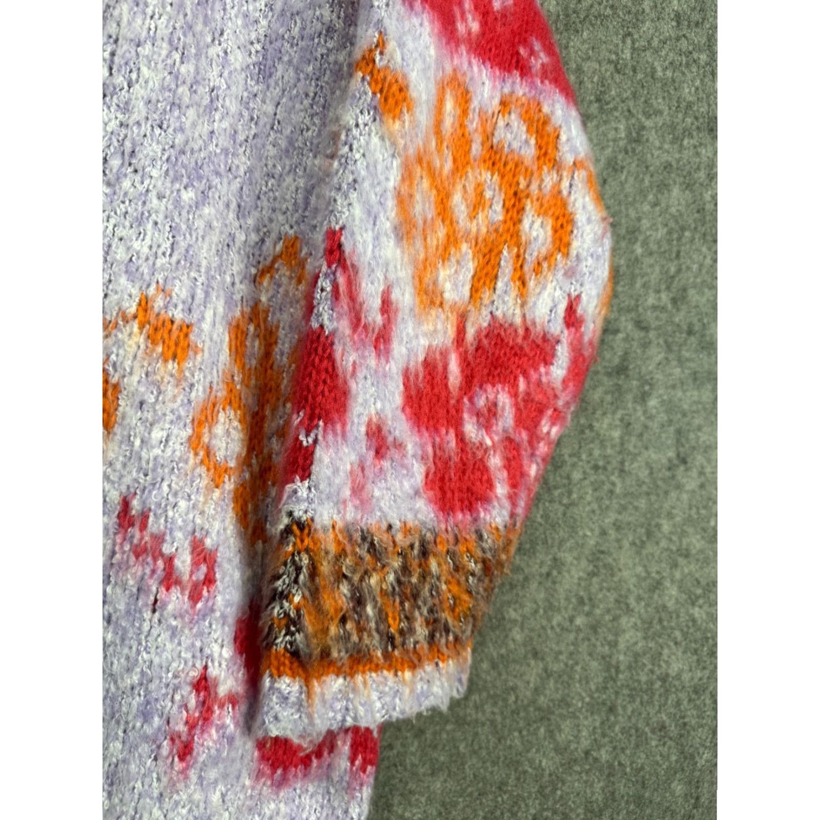 Vintage **&Merci Floral Open Front Cardigan Sweater Women's Small** User: **&Merci Floral Open Front Cardigan Sweater Women's Small** Size S / US 4 / IT 40 - 4 Thumbnail