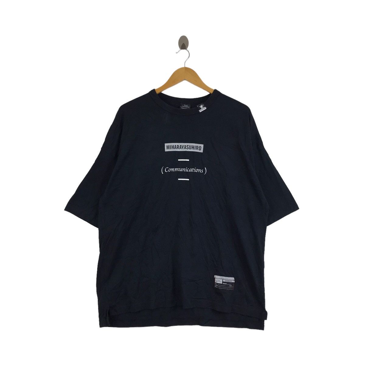 Miharayasuhiro MAISON MIHARA YASUHIRO x Gu Communications Baggy Tee ...