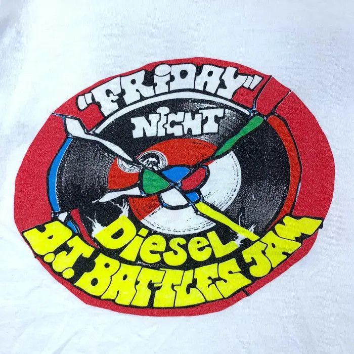 Diesel Vintage 1995 DIESEL SHIBUYA Opening DJ Battles Tee Shirt Size L / US 10 / IT 46 - 6 Thumbnail