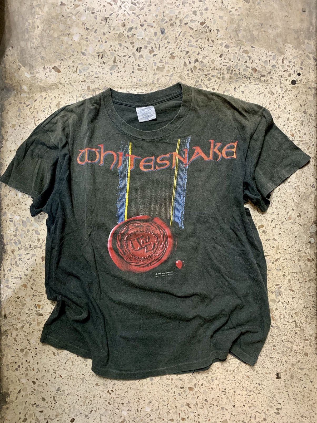 Vintage Whitesnake vintage 1990 Tee Size US XL / EU 56 / 4 - 1 Thumbnail