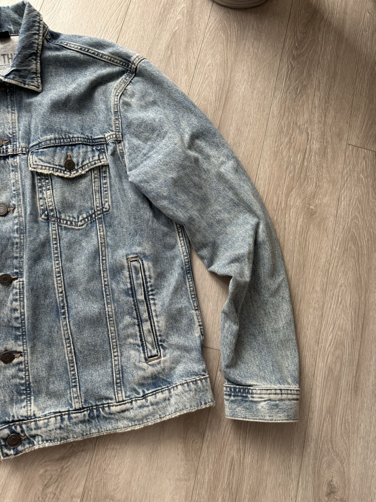 H&M × Young Thug Young Thug Denim Cherub YSL Limited Release H&M Jacket Rap Size US L / EU 52-54 / 3 - 8 Thumbnail