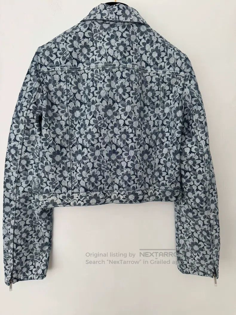 Chanel Chanel Broken Flower Denim Jacket Size XS / US 0-2 / IT 36-38 - 2 Thumbnail