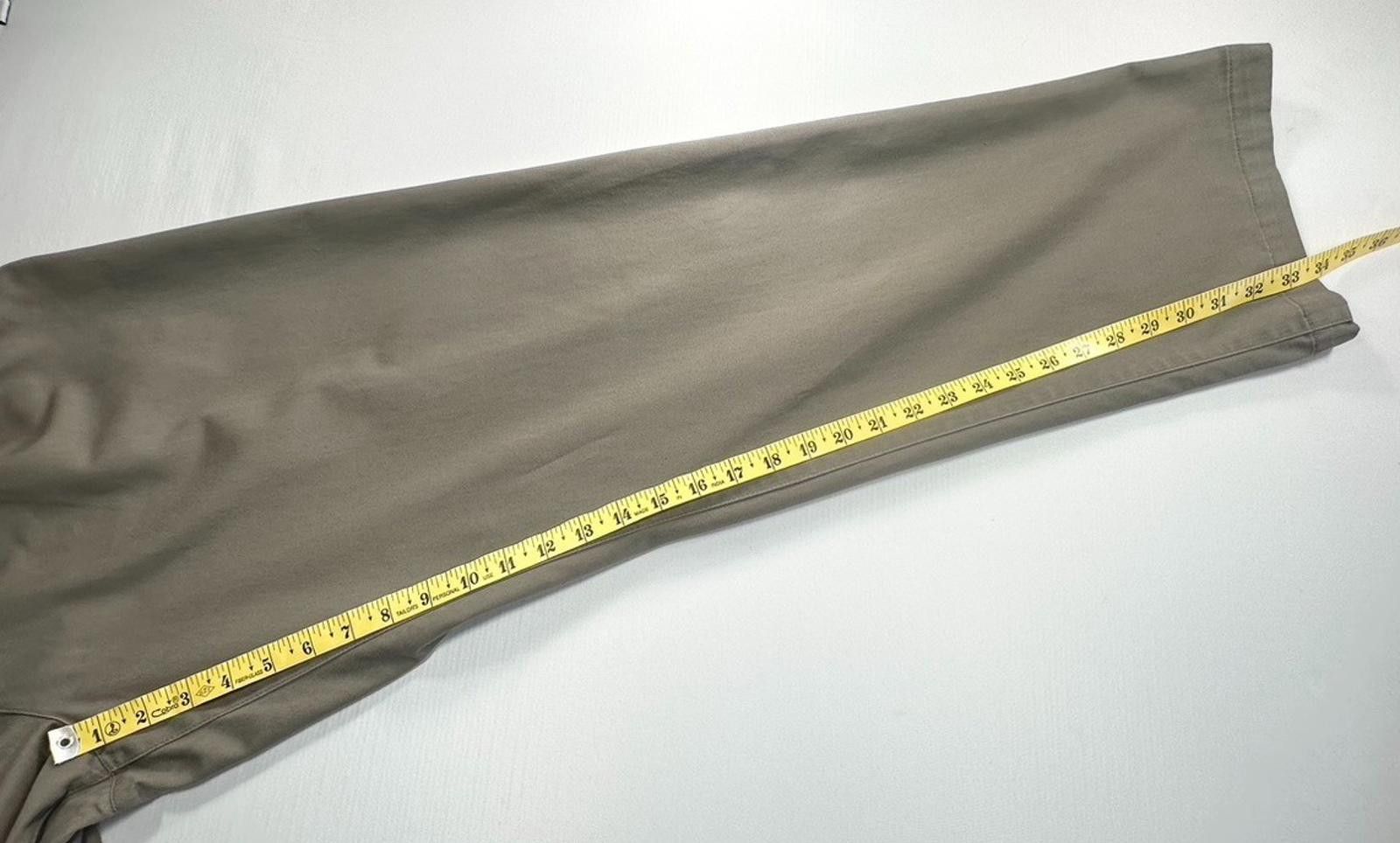Merona Merona 100% Cotton Pleated Chinos Khaki Men's 38/34 Size US 38 / EU 54 - 6 Thumbnail