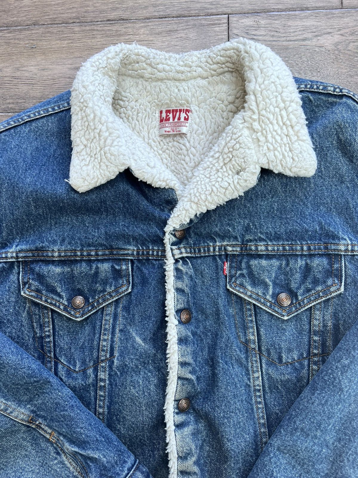 Levi's × Vintage 1980’s Levi’s Trucker Jacket Size US XL / EU 56 / 4 - 3 Thumbnail