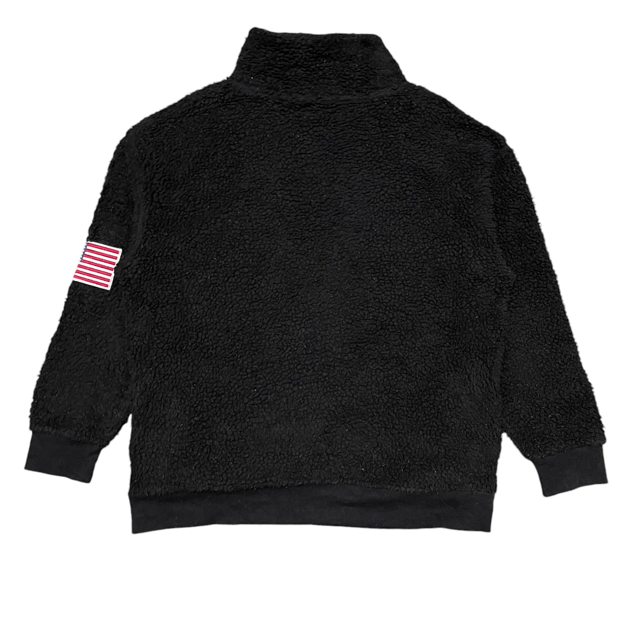 In The Attic Vintage In The Attic Homme Sherpa Half Zip USA Flag Size US L / EU 52-54 / 3 - 9 Thumbnail