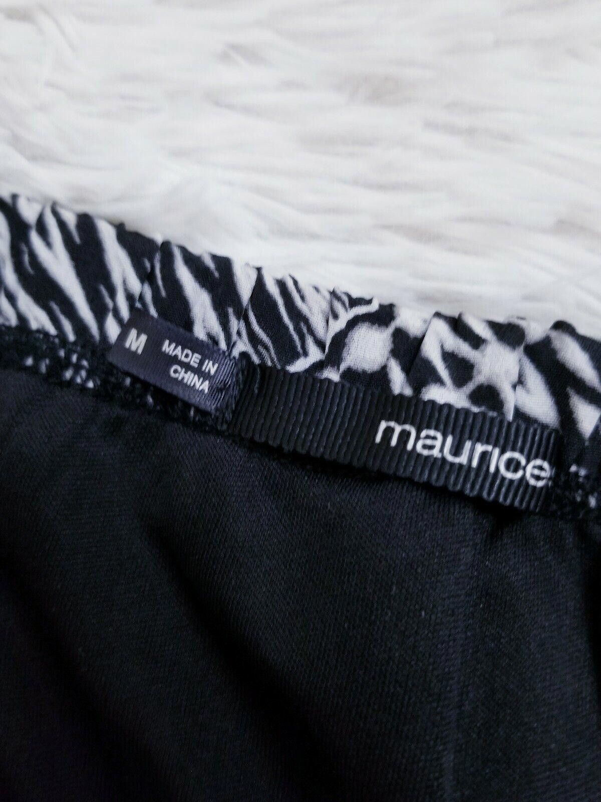Designer Maurices Dress Medium High Low Sweetheart dress Black Red Size M / US 6-8 / IT 42-44 - 3 Thumbnail