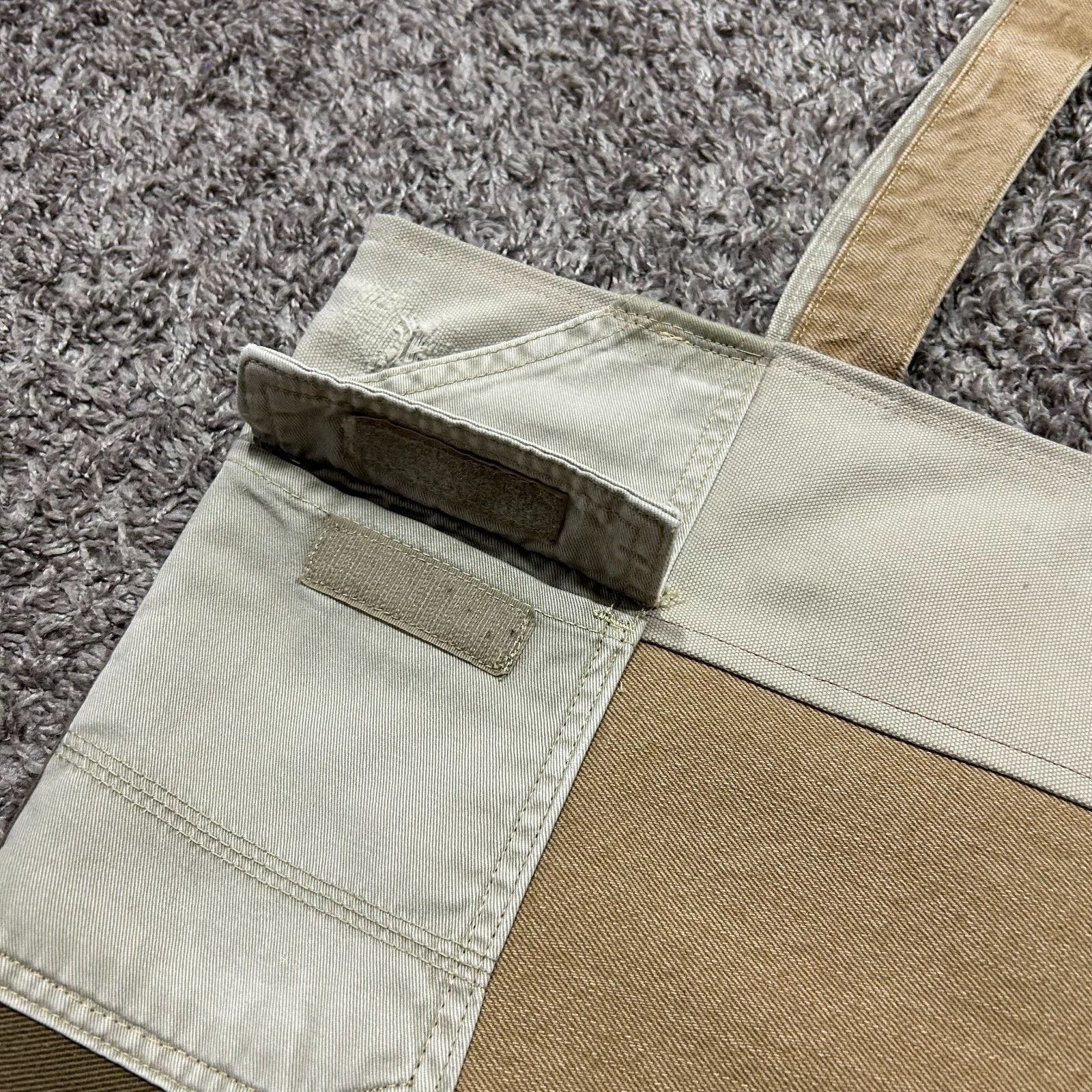 Handmade × Vintage Handmade Bag Patchwork Denim Tote Bag Shoulder Bag Canvas Size ONE SIZE - 4 Thumbnail