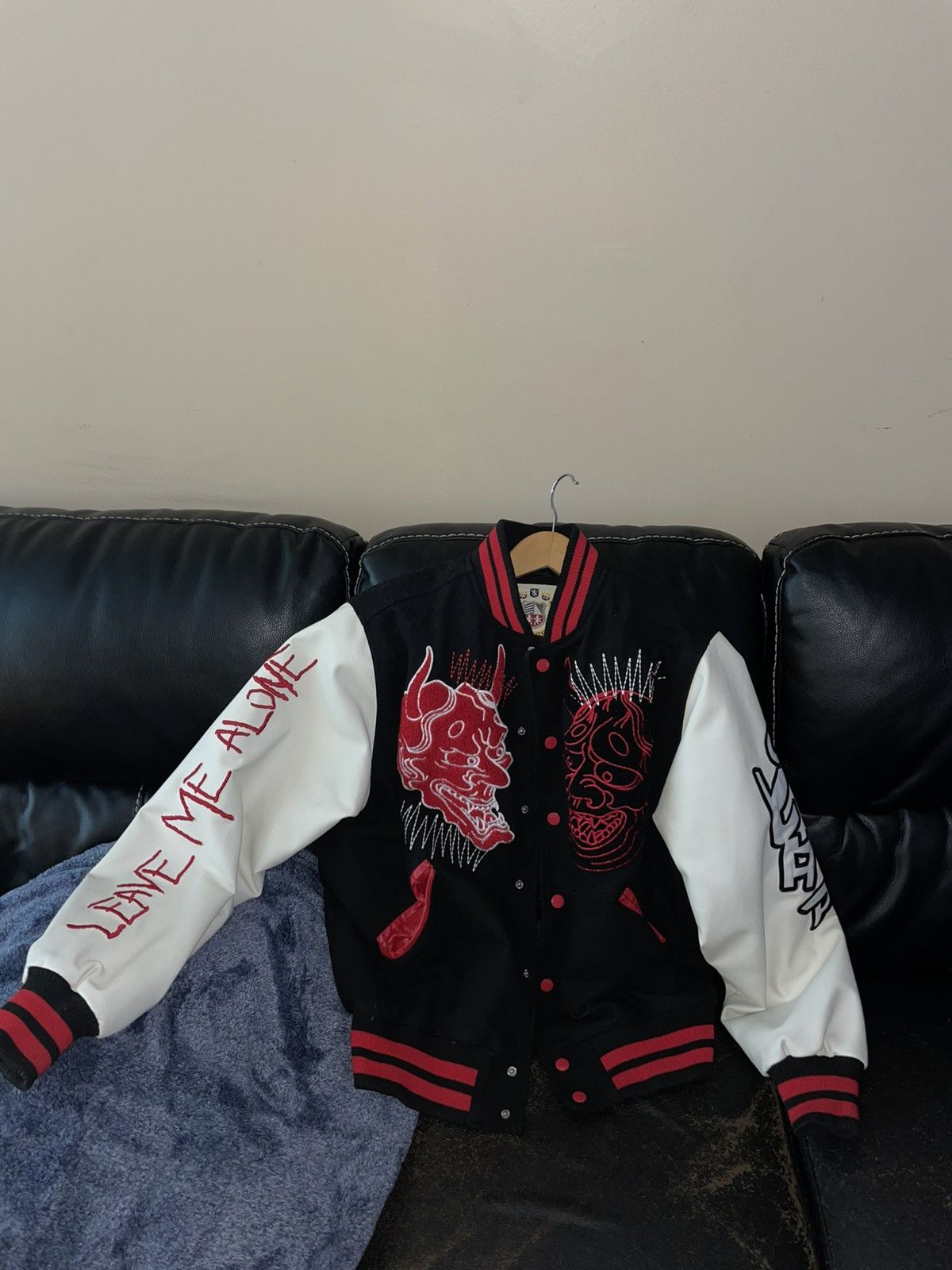 Smoke Rise Smoke Rise Oni Varsity Jacket Size US M / EU 48-50 / 2 - 2 Thumbnail