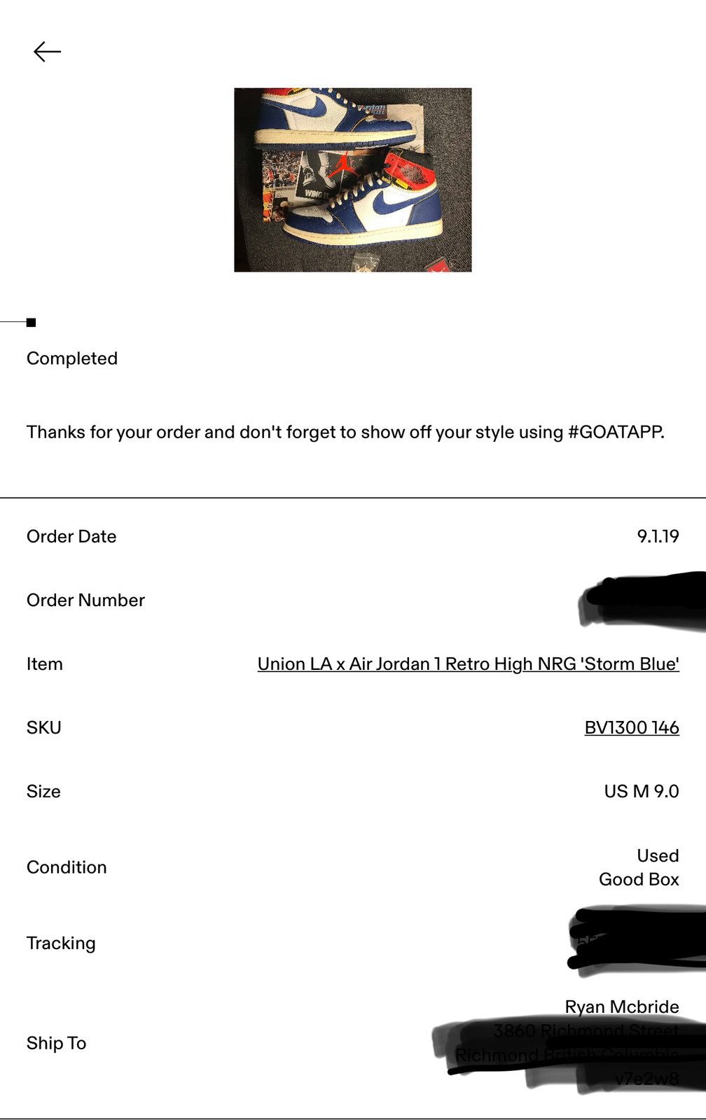 Nike × Union LA AJ1 High Union Storm Blue Size US 9 / EU 42 - 14 Thumbnail