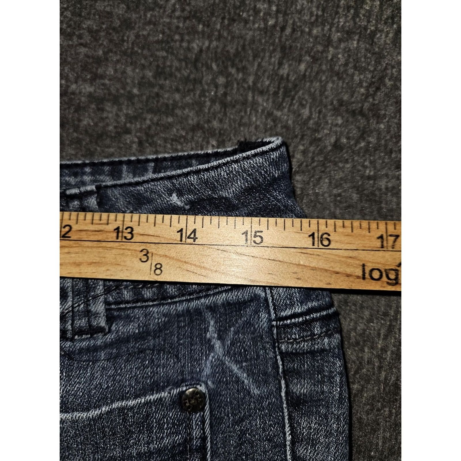 L.E.I. l.e.i. Jeans Womens Juniors 9 Blue Ashley Lowrise Boot Stretch Bootcut Denim Jeans Girls Size 30" / US 8 / IT 44 - 4 Thumbnail