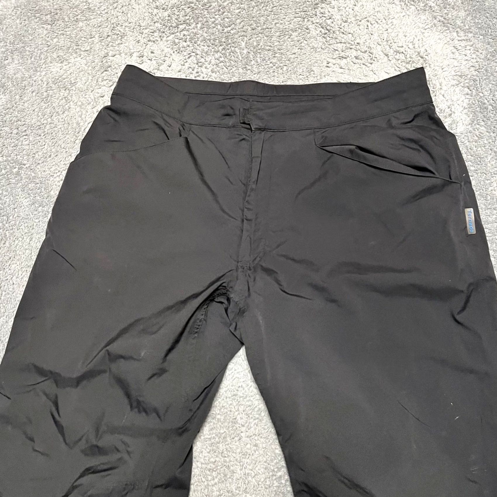Vintage Sunice Tornado Pants Mens XL Flex Vent Nylon Adjustable Waist Windbreaker Pants Mens XL Black 37x30 Windbreaker Mens Size US 36 / EU 52 - 2 Thumbnail