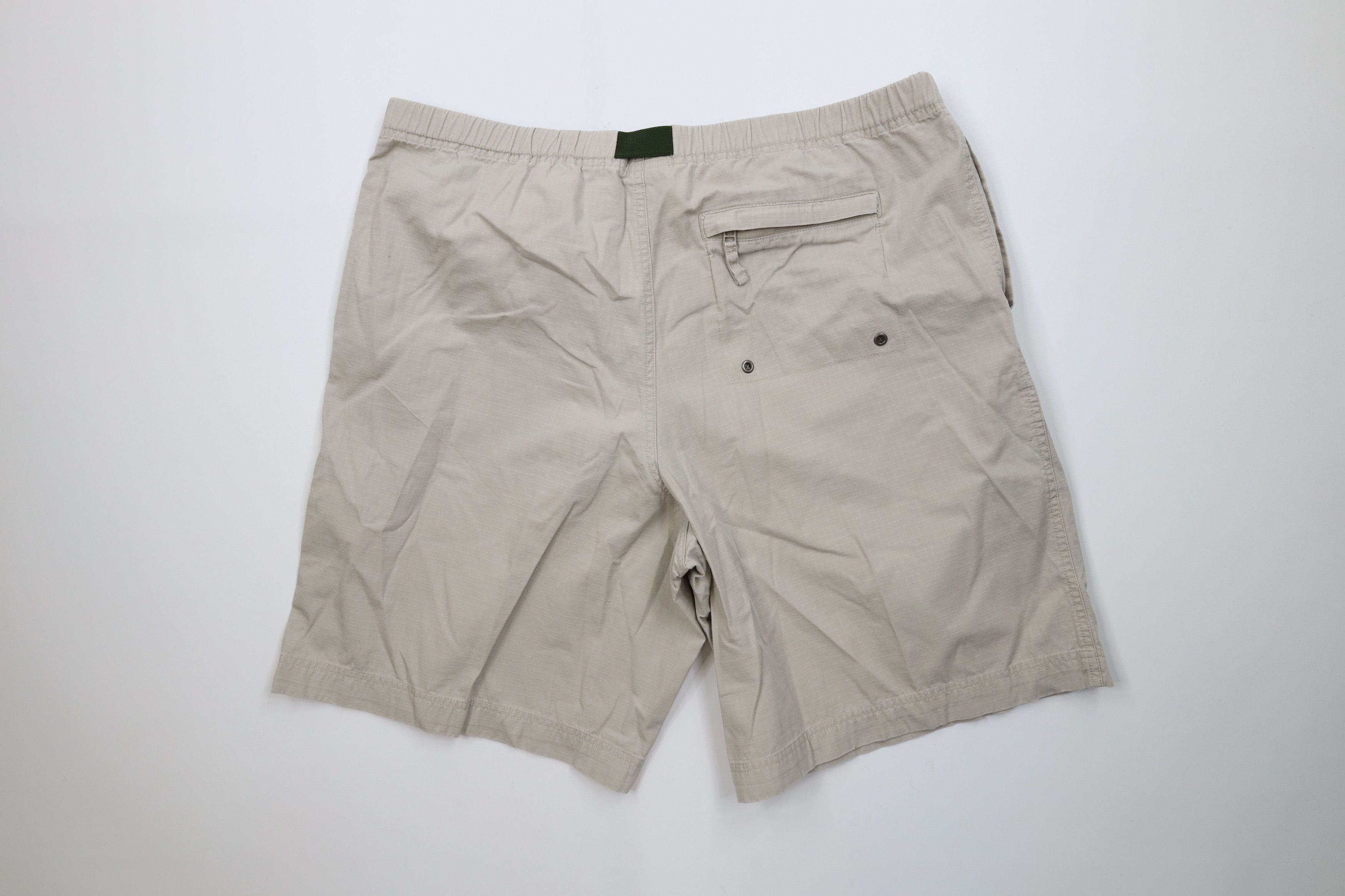 Gap Vintage Y2K 2001 Gap Above Knee Ripstop Cargo Shorts Beige Size US 36 / EU 52 - 9 Thumbnail