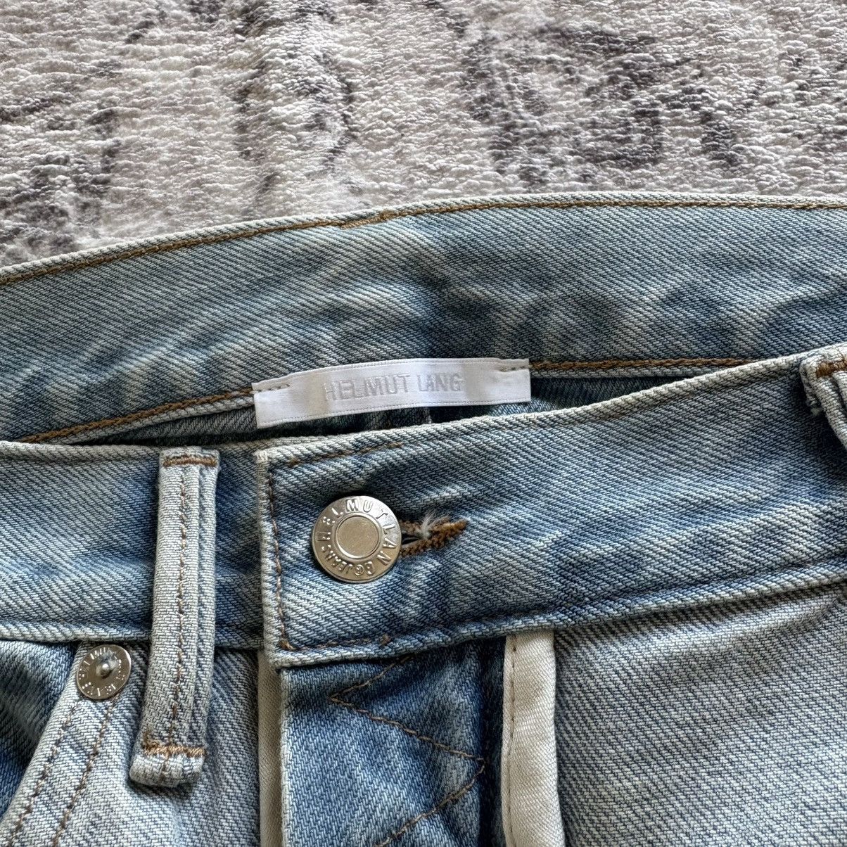 Helmut Lang Helmut Lang Reversible Inside Out Denim Jeans Blue | Size 30 Size US 30 / EU 46 - 4 Thumbnail