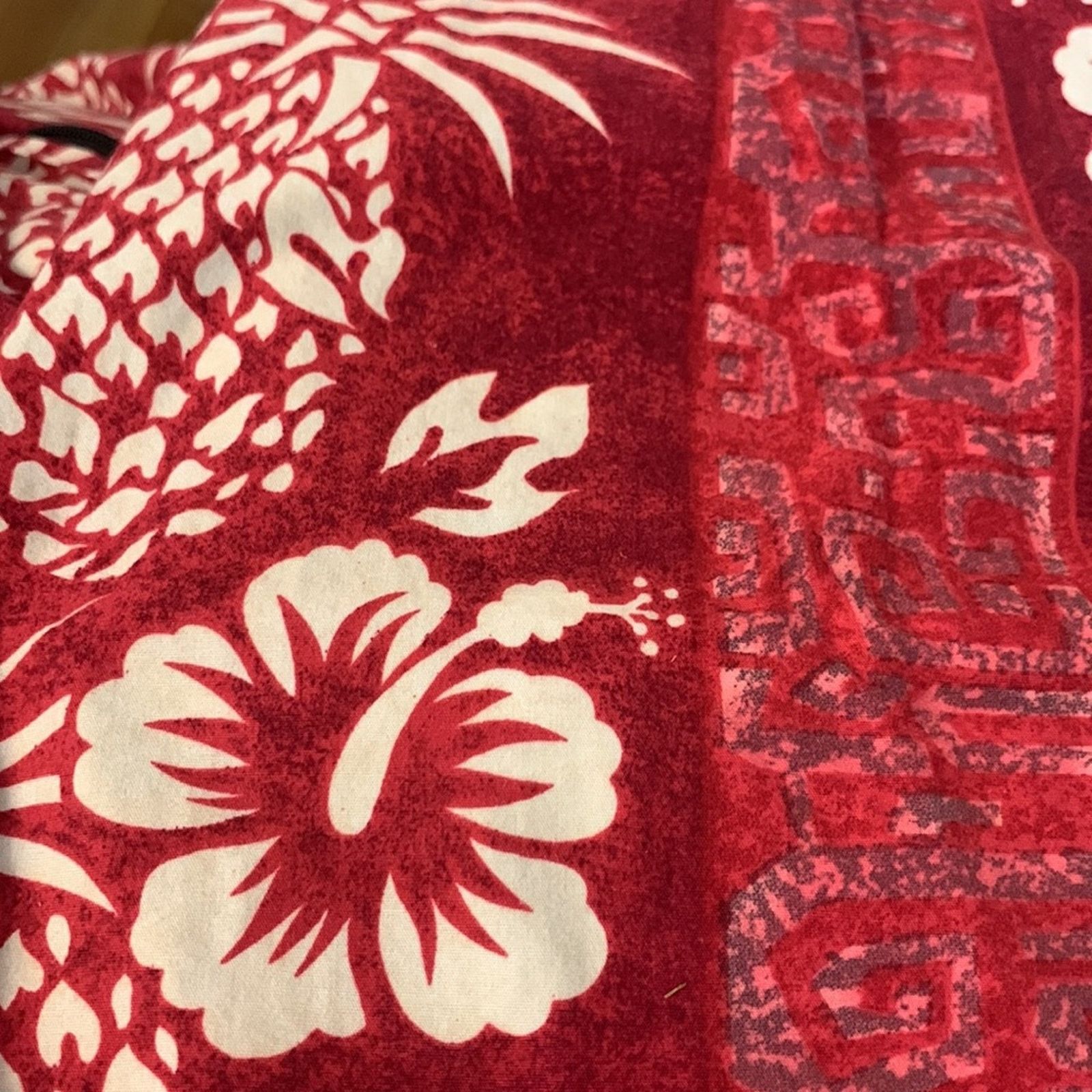 Vintage 80’s Hawaiian long sleeveless shift dress pineapple motif Size S / US 4 / IT 40 - 3 Thumbnail