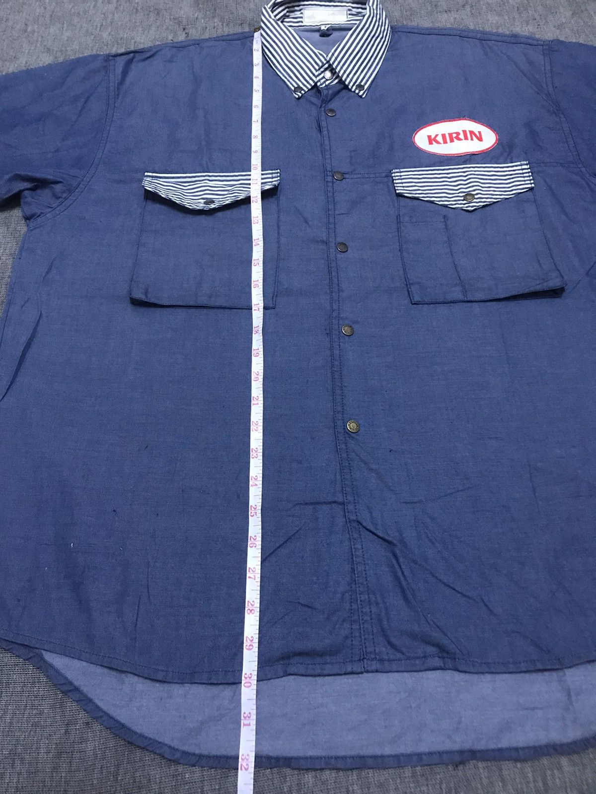Japanese Brand Kirin Workers Shirt Button Up Size US XL / EU 56 / 4 - 12 Thumbnail