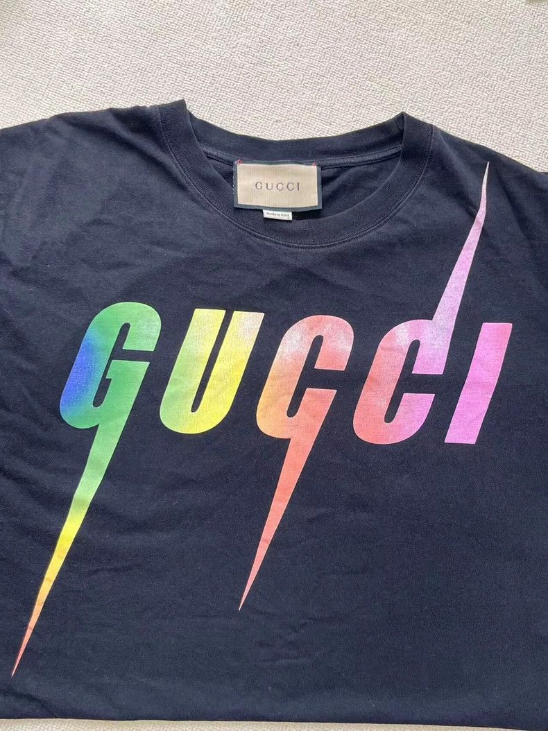 Gucci Gucci SS23 Letter Logo Printed Round Neck Pullover Short-s Size US M / EU 48-50 / 2 - 3 Thumbnail