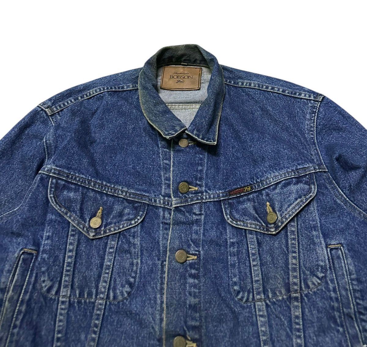 Vintage Vintage 90s Bobson trucker jacket size L Size US L / EU 52-54 / 3 - 3 Thumbnail