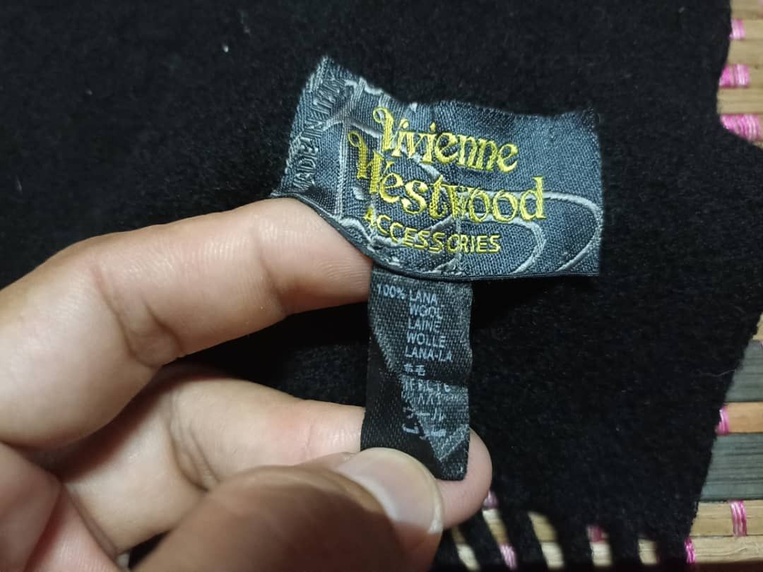 Vivienne Westwood 🔥 BINDING🔥Vivienne Westwood wool Scarf/Muffler/neckwear Size ONE SIZE - 4 Thumbnail
