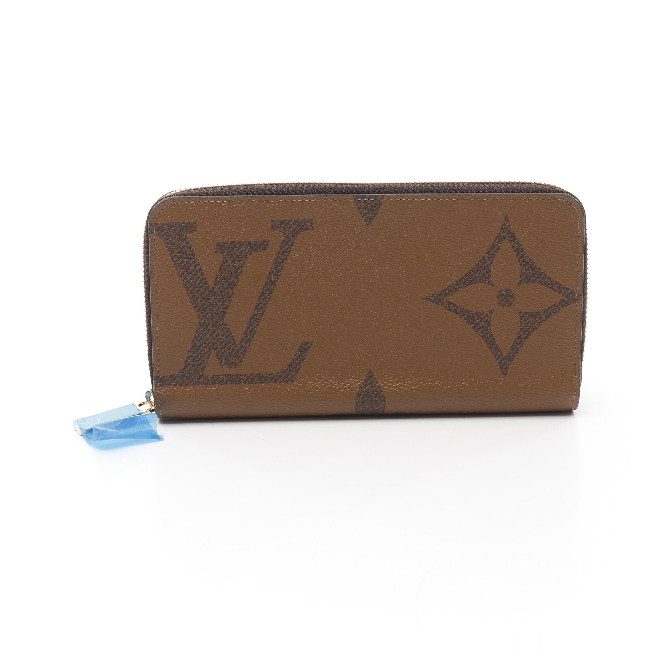 Louis Vuitton Louis Vuitton Zippy Wallet Monogram Giant Reverse Round Zipper Long Leather Light Brown Size ONE SIZE - 1 Thumbnail
