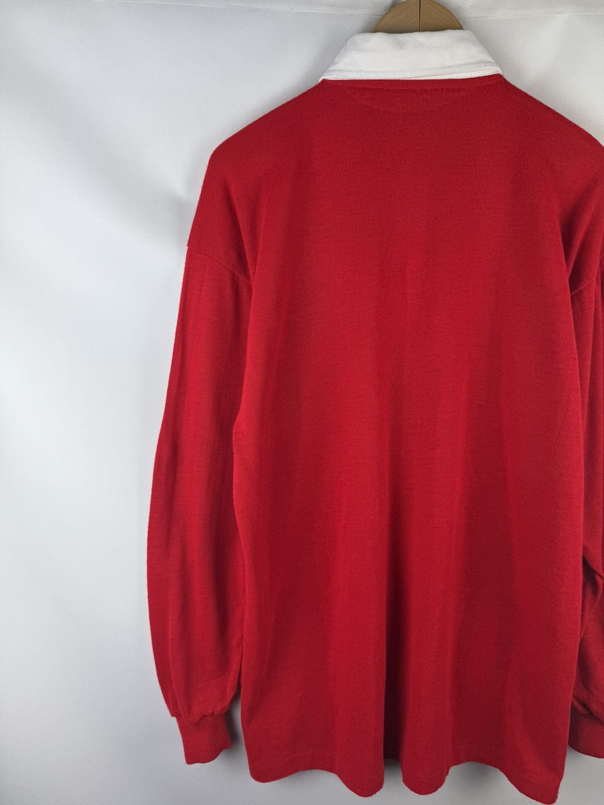 Vintage Vintage 80s Halbro Wales Rugby Union Ich Dien Jersey Shirt Size US L / EU 52-54 / 3 - 15 Thumbnail