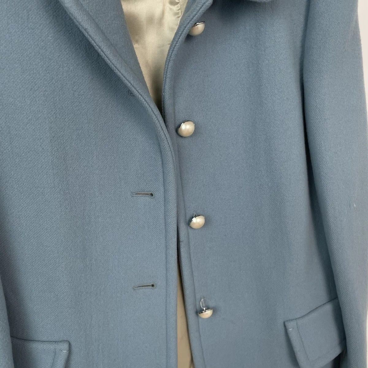Miu Miu MIU MIU blue cashmere overcoat Size XS / US 0-2 / IT 36-38 - 6 Thumbnail