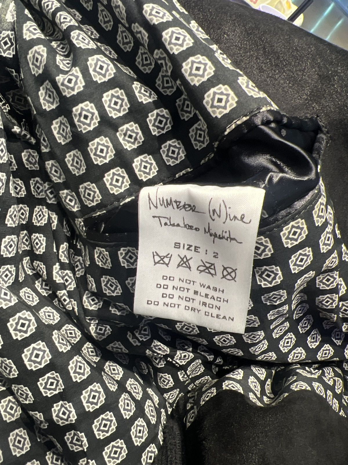 Number (N)ine Number Nine Archive 2004SS Single Riders Jacket Size US S / EU 44-46 / 1 - 12 Thumbnail