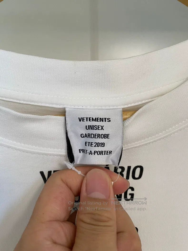 Vetements Vetements short sleeves Size US S / EU 44-46 / 1 - 3 Thumbnail