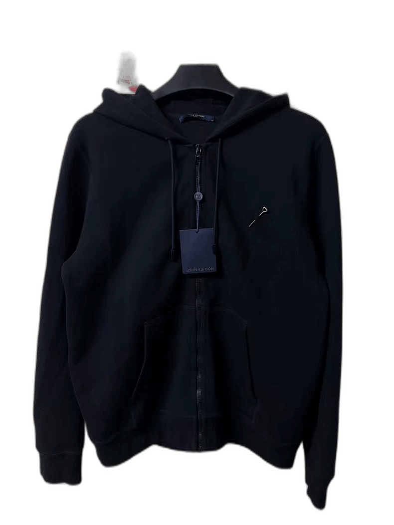 Louis Vuitton Louis Vuitton Louis Vuitton Black Hoodie with Tag-2506 Size US XL / EU 56 / 4 - 1 Thumbnail