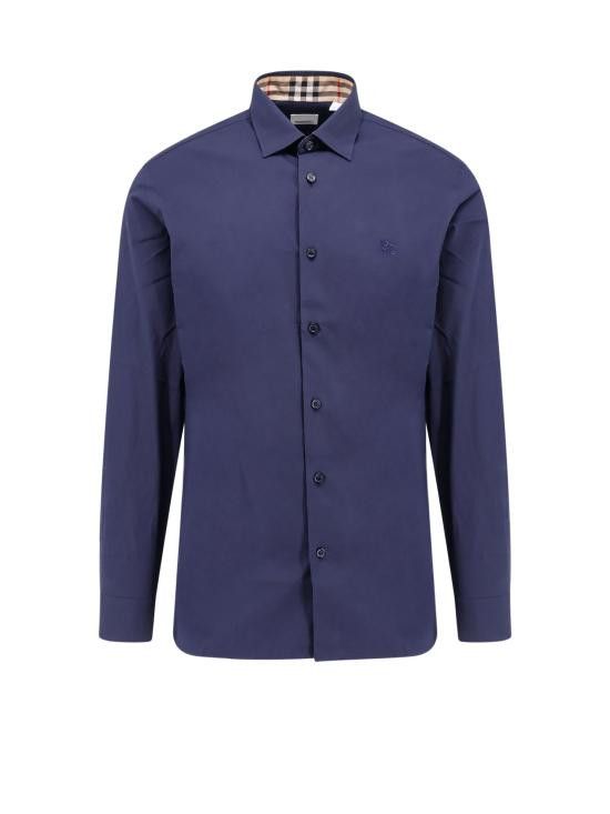 Burberry BURBERRY Men Long Tops 8071800 A1222 Blue Size US S / EU 44-46 / 1 - 1 Thumbnail