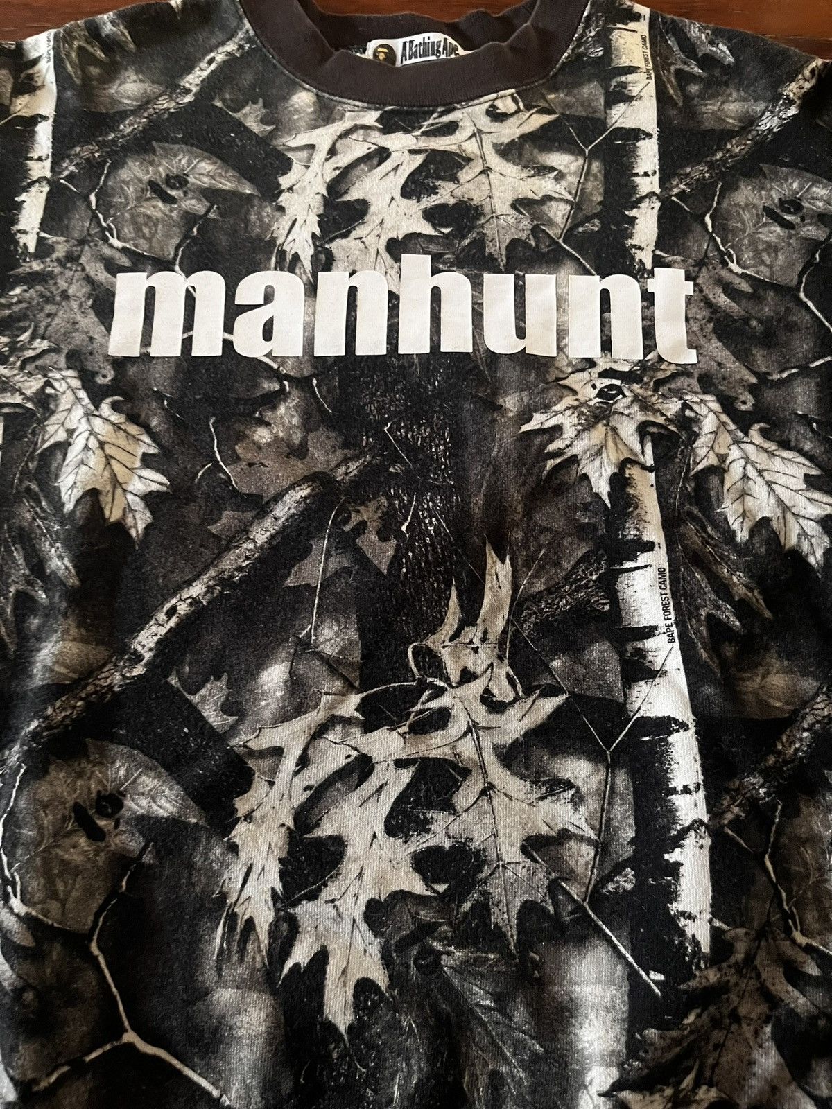 Bape Bape Real Tree Manhunt Crewneck Size US M / EU 48-50 / 2 - 2 Thumbnail