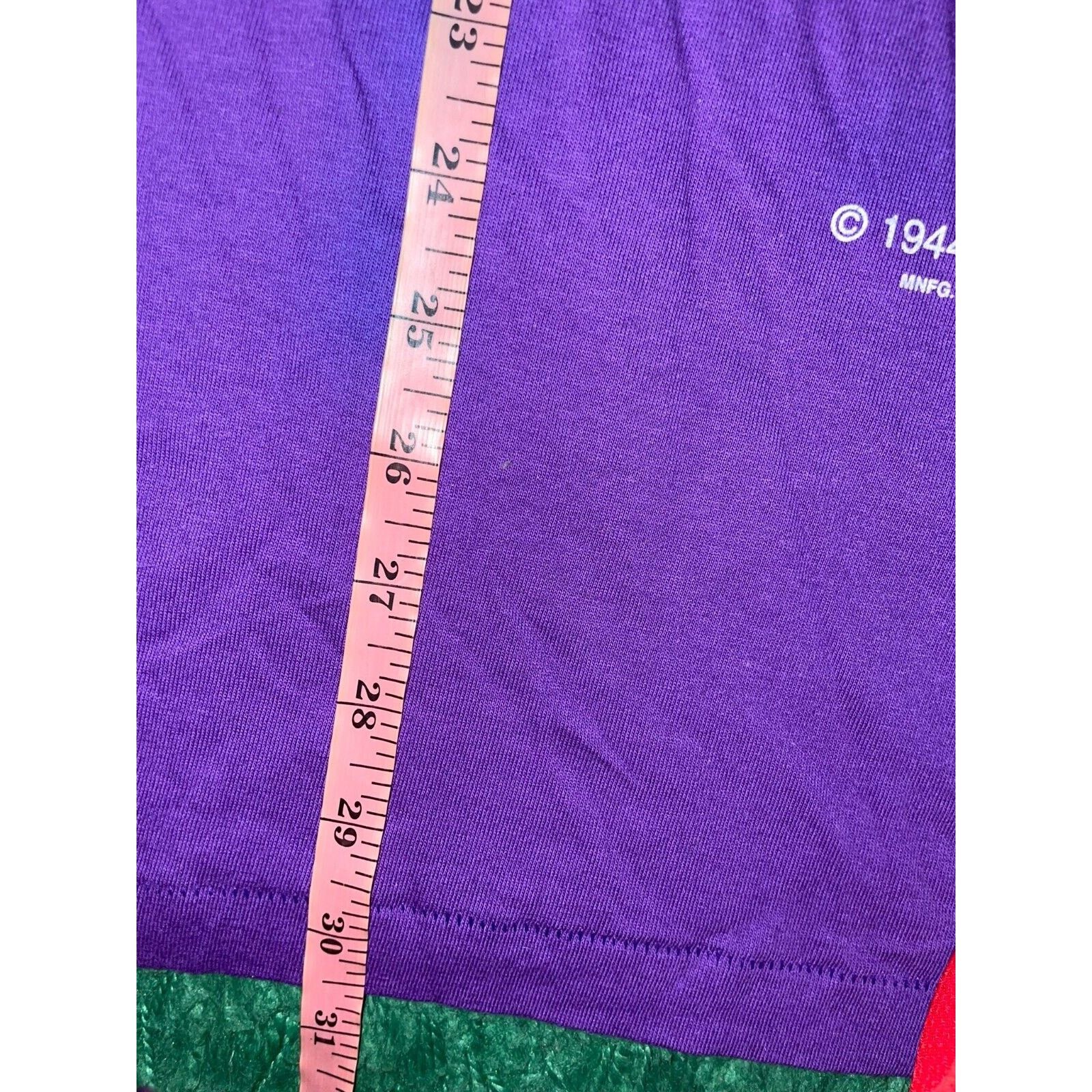 Vintage Vintage DC Comics Superman Shirt Purple Yellow Logo 90s VTG Size US L / EU 52-54 / 3 - 11 Thumbnail