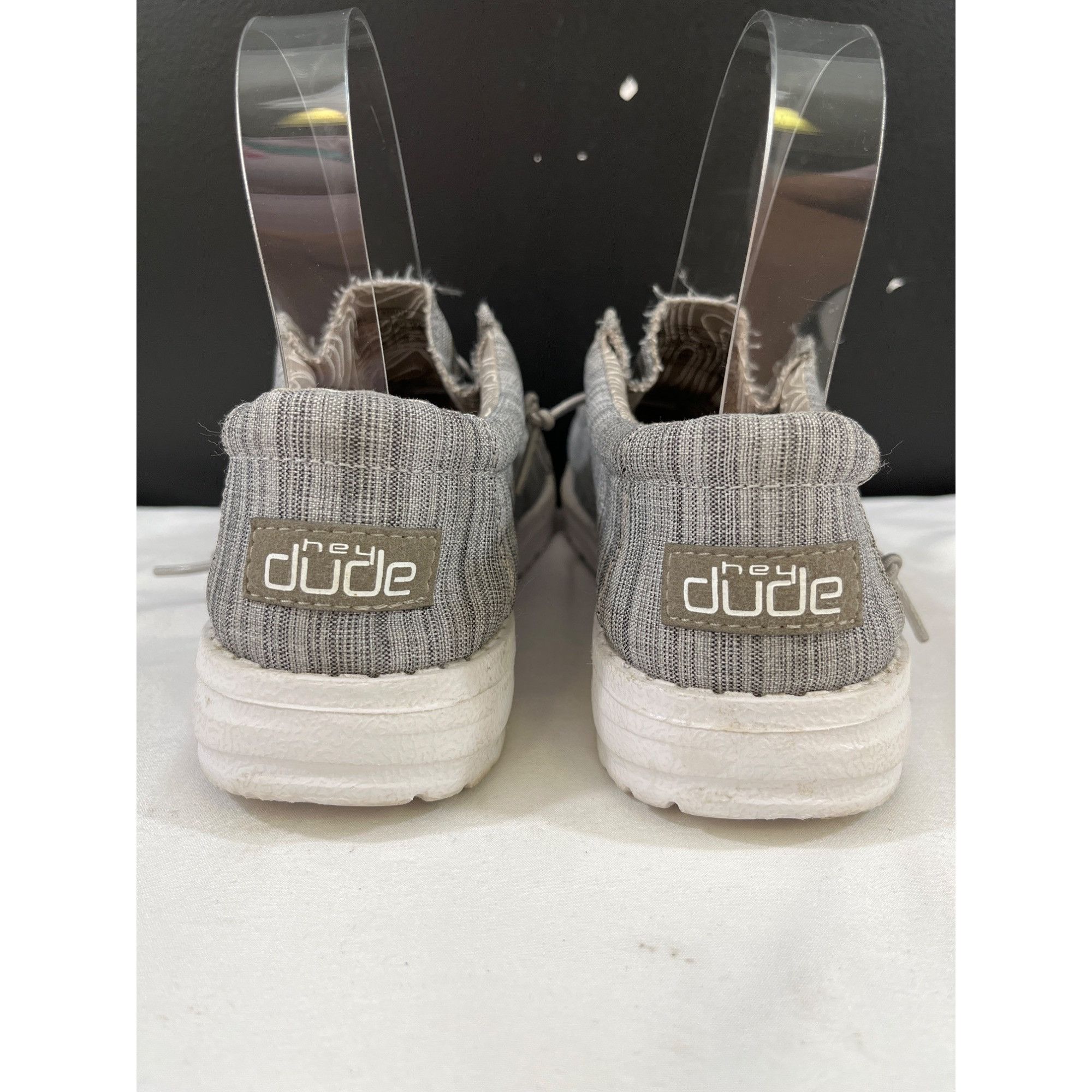 Other Hey Dude Wally Women's Grey Shoes/Slip-ons Size 5 SKU 5834 Size US 5 / IT 35 - 4 Thumbnail