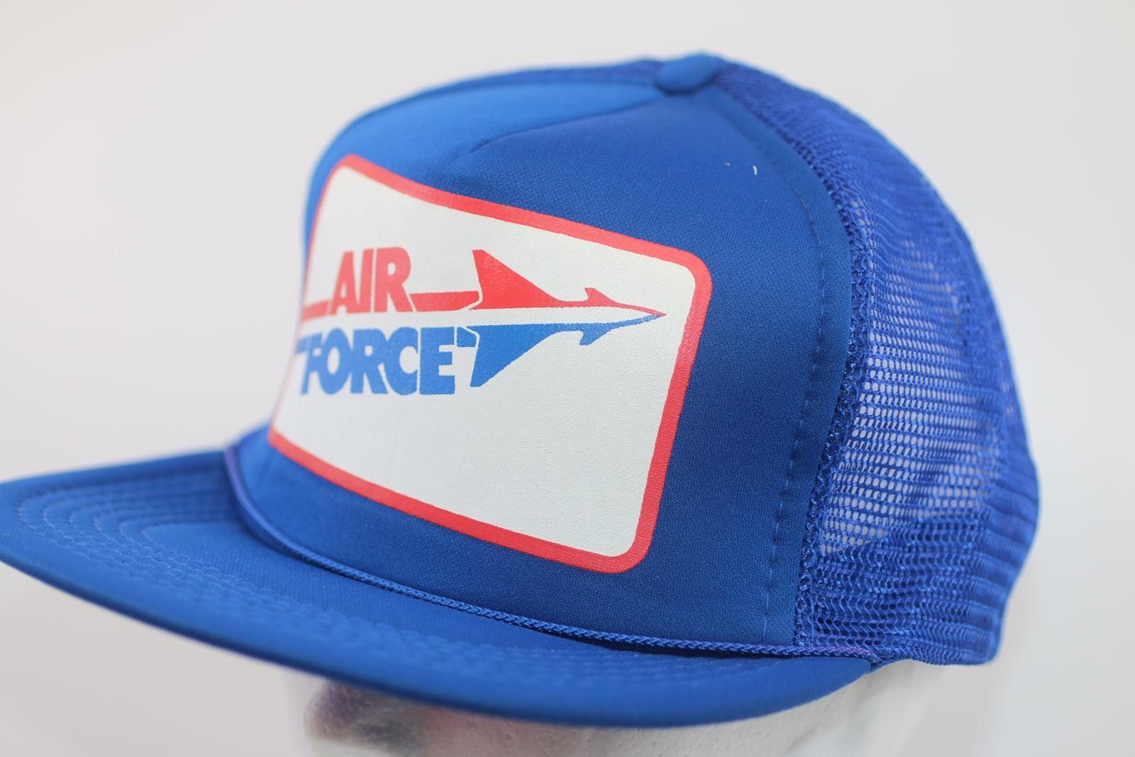 The Hundreds Vintage Air Force Trucker Hat Blue Mesh Snapback Promo Cap Size ONE SIZE - 2 Thumbnail