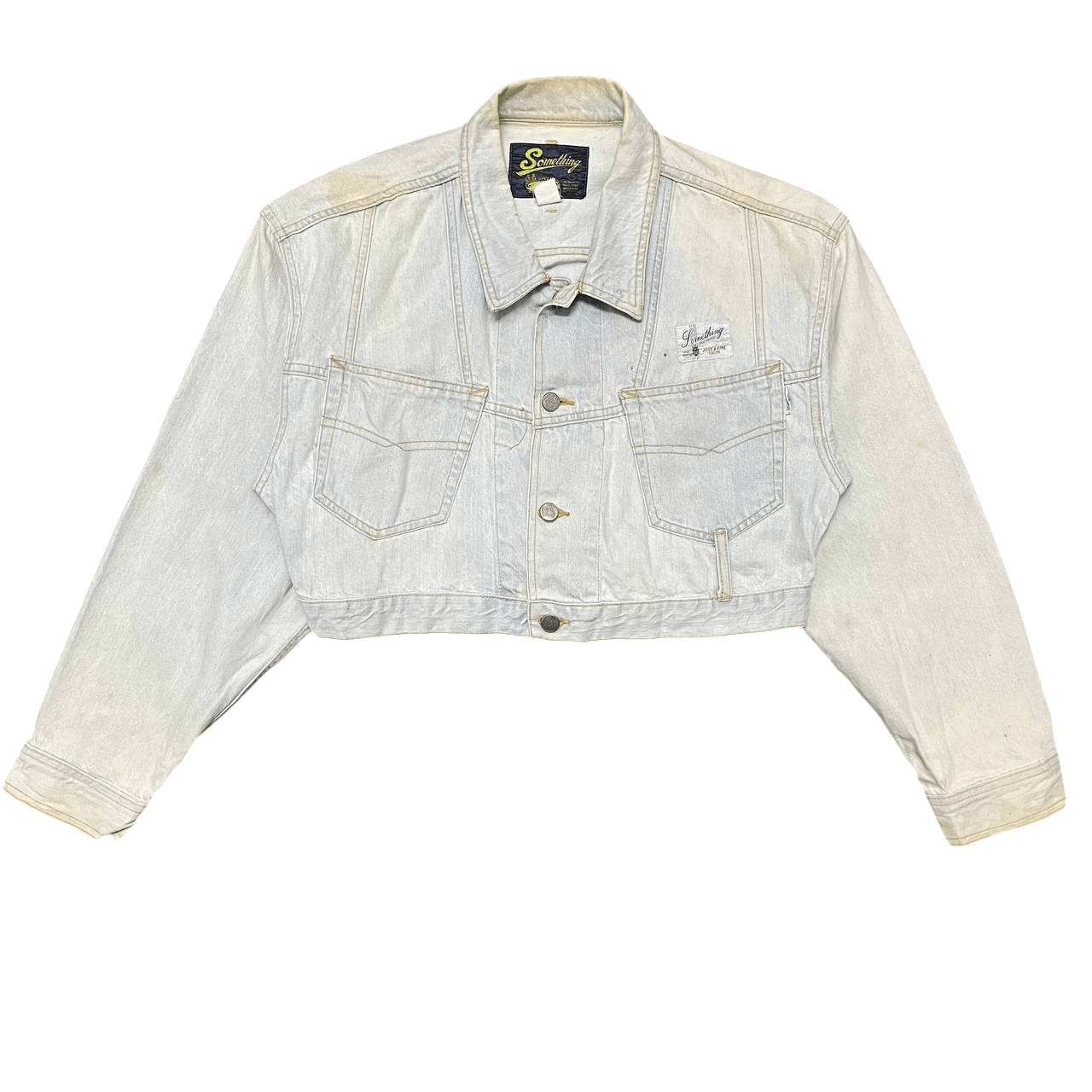 ジャケット・アウター Ameri vintage CROPPED DENIM JACKET Ameri（アメリ）の「CROPPED DENIM JACKET（デニムジャケット