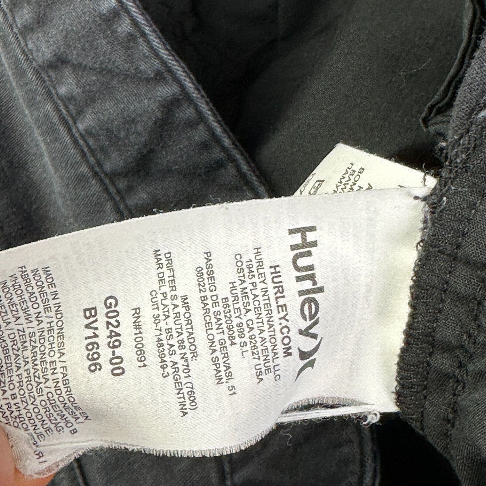 Hurley Hurley Black Chino Pants Men Size 38x31 Size US 38 / EU 54 - 8 Thumbnail