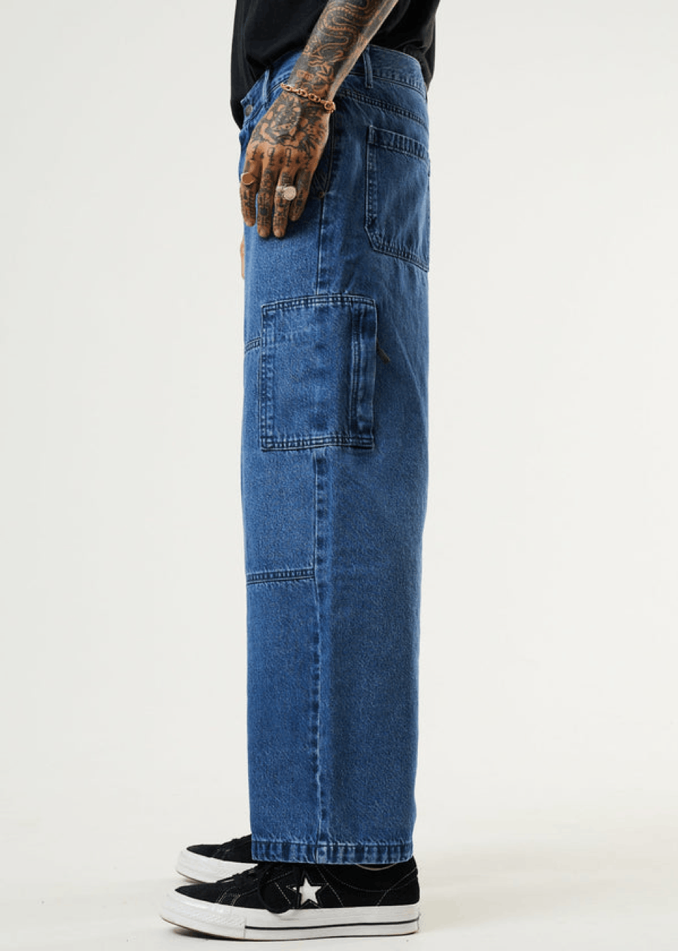 Afends BNWT Afends - Richmond - Hemp Denim Baggy Workwear Jeans Size US 28 / EU 44 - 2 Thumbnail