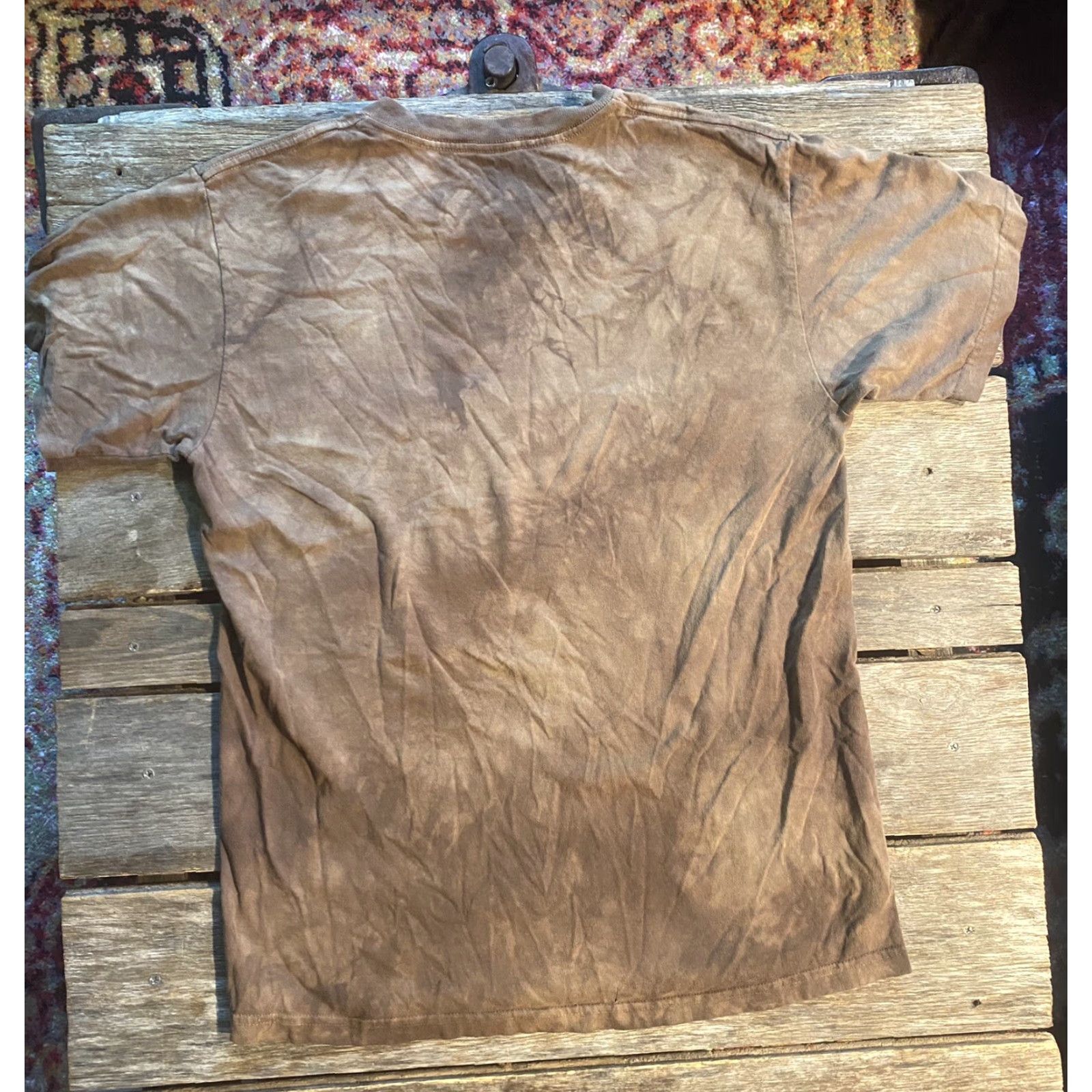 The Mountain VINTAGE The Mountain Warrior Polar Bear Tribal Hunter Beast Dyed Shirt S Men Brown Graphic Tee Crew Neck Short Sleeve T-Shirt 100% Cotton Regular Size US S / EU 44-46 / 1 - 2 Thumbnail