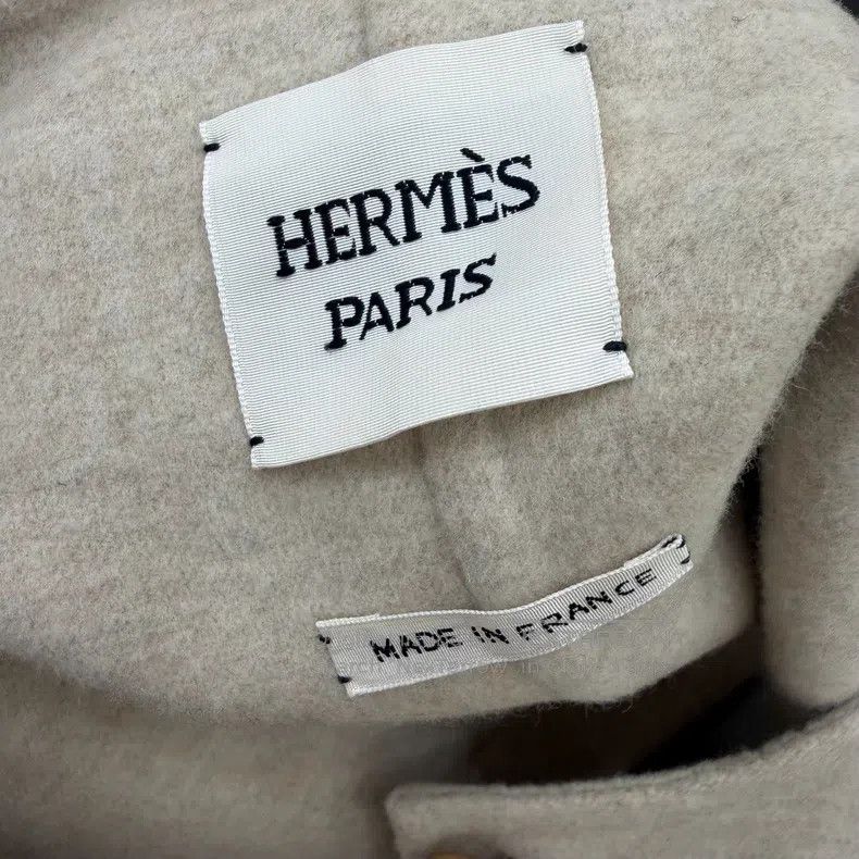 Hermes Hermes Oatmeal single-breasted cashmere vest Size XS / US 0-2 / IT 36-38 - 3 Thumbnail
