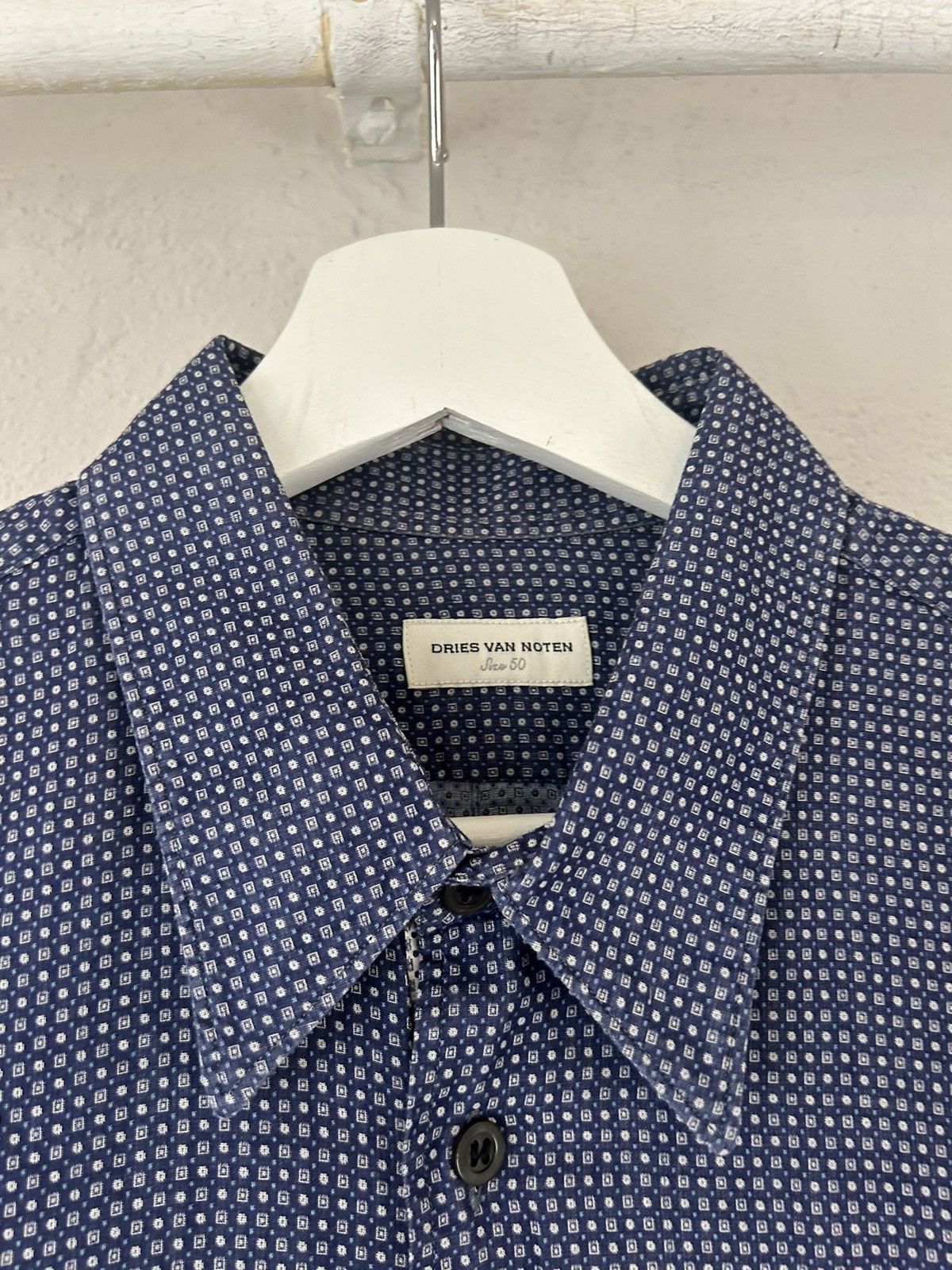 Dries Van Noten Blue Shirt Size US M / EU 48-50 / 2 - 2 Thumbnail