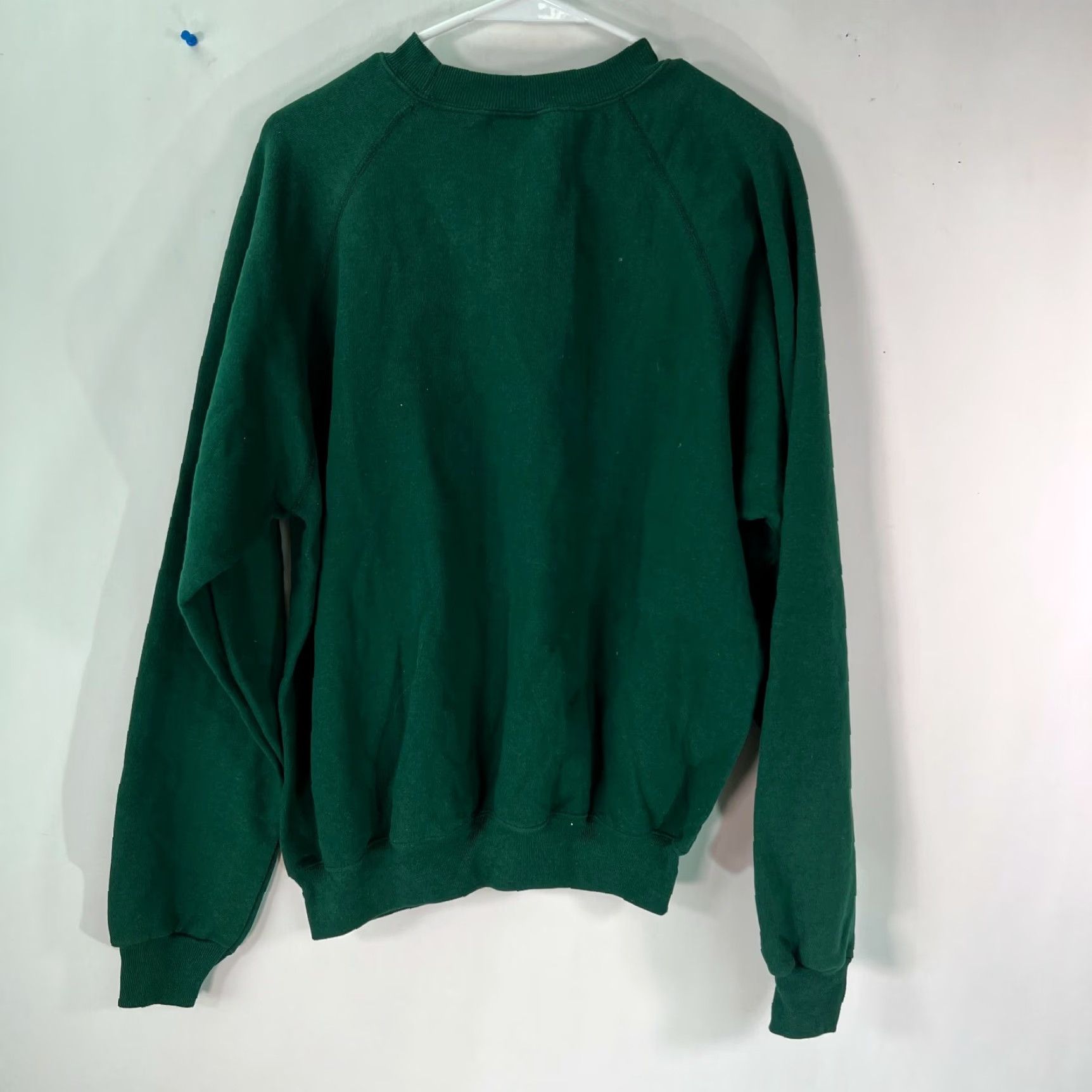 Hanes Hanes Graphic Sweatshirt Pullover Crew Neck Long Sleeve New York Green XL Mens Size US XL / EU 56 / 4 - 2 Thumbnail