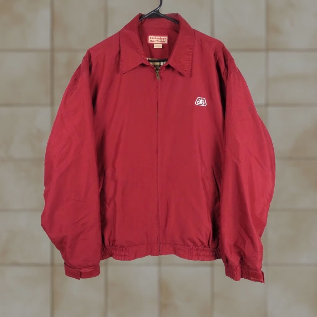 Vintage VINTAGE Pioneer Jacket Cinnamon Red Full Zip L Men Windbreaker Leather? (Note: If leather is incorrect, please provide accurate material.) Size US L / EU 52-54 / 3 - 1 Thumbnail