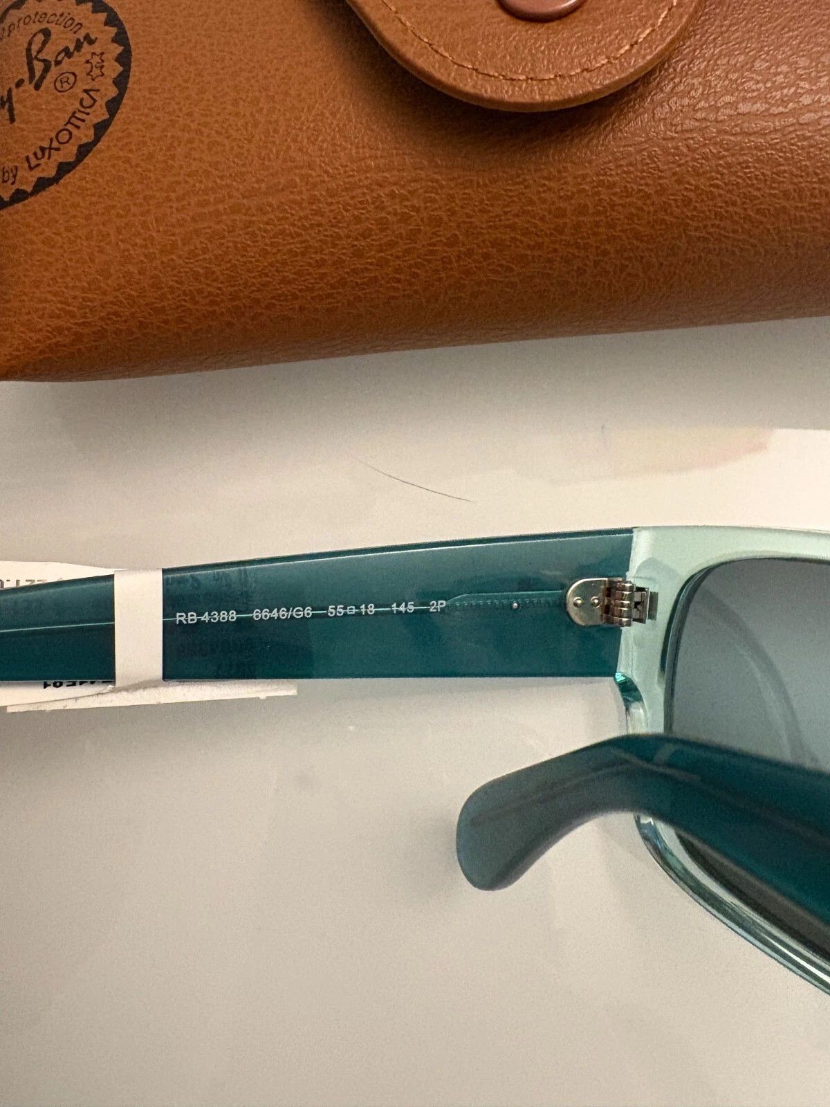 RayBan RAY-BAN RB4388 POLARIZED PILLOW SUNGLASSES Size ONE SIZE - 9 Thumbnail