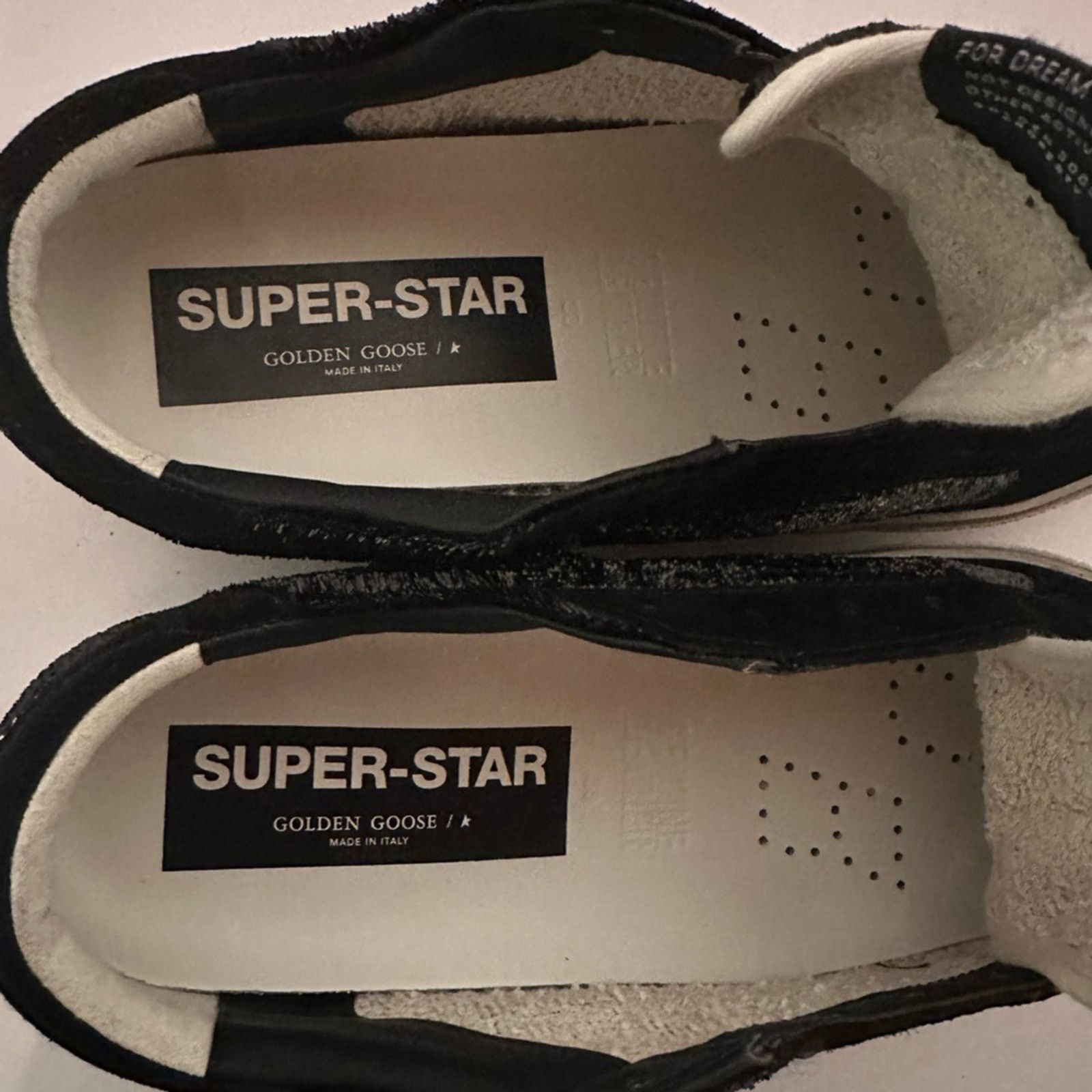 Golden Goose authentic Super Star Sneakers EU 38 US 8 black suede star Size US 8 / IT 38 - 2 Thumbnail