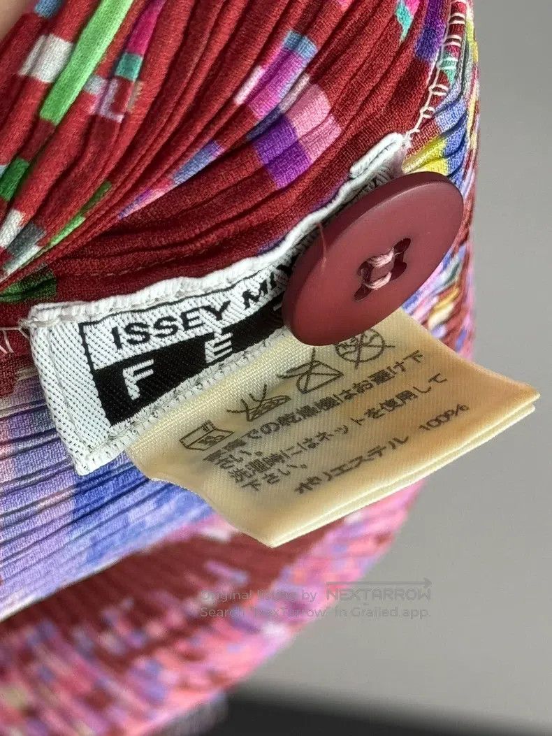 Issey Miyake Issey Miyake Toothpick Pleat Color Mosaic Suit Size L / US 10 / IT 46 - 3 Thumbnail