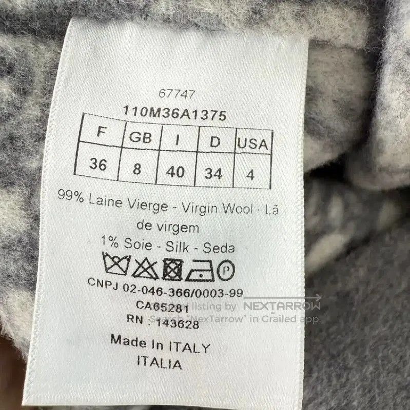 Other Dior Women’s Winter Light Gray Wool Coat . Size S / US 4 / IT 40 - 5 Thumbnail
